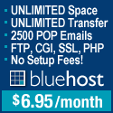 BlueHost ad