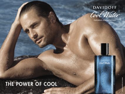 Josh Holloway in an ad for Cool Water cologne