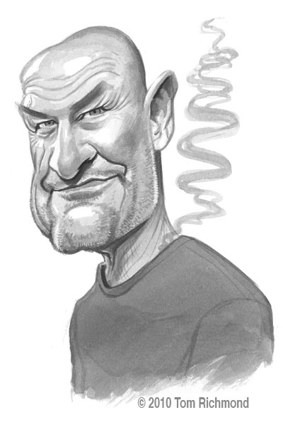 Caricature of Locke Flocke Smoke Monster LOST