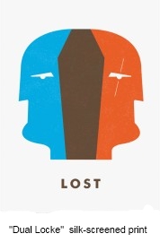 Dual Locke silk-screened print LOST ABC Store