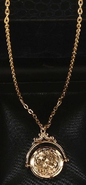 kates gold locket necklace auction LOST