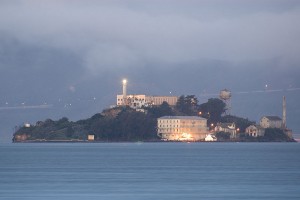Alcatraz at dawn
