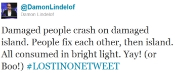 Damon Lindelof summed up LOST in one tweet